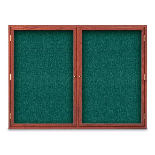 Sliding Door Indoor Enclosed Corkboard, 7